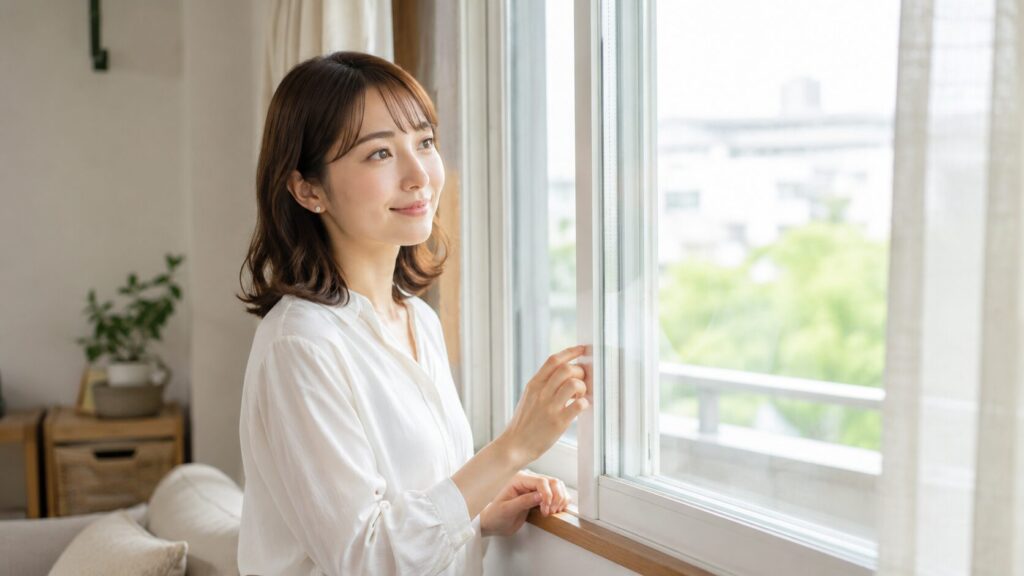 内窓1箇所だけでも補助金が出て安心する女性